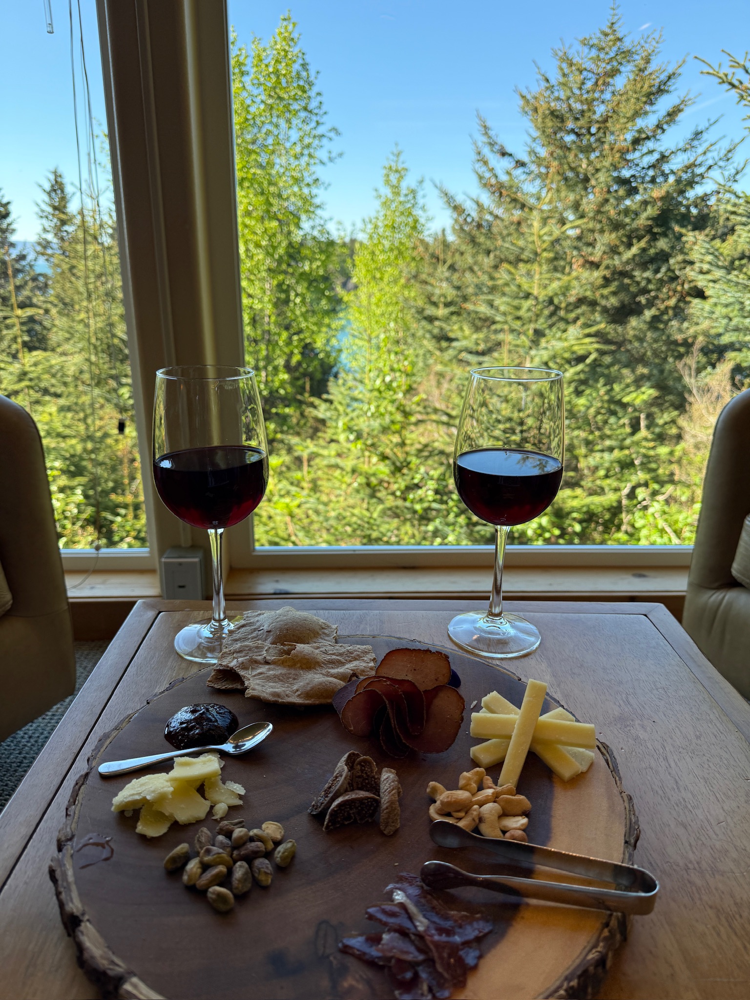 A quiet remote lodge detail conveying the wilderness experience